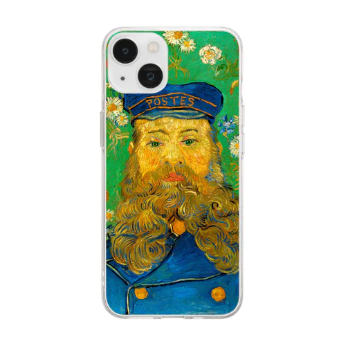 郵便配達人ジョゼフ・ルーラン / Portrait of Joseph Roulin Soft Clear Smartphone Case