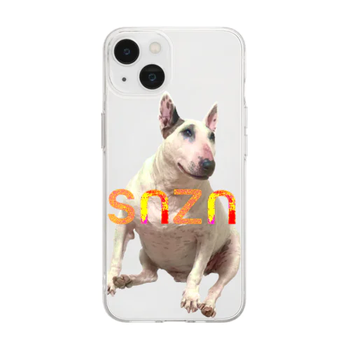 snzn_BullTerrier ソフトクリアスマホケース