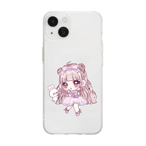 ぴめ♡iPhoneケース Soft Clear Smartphone Case