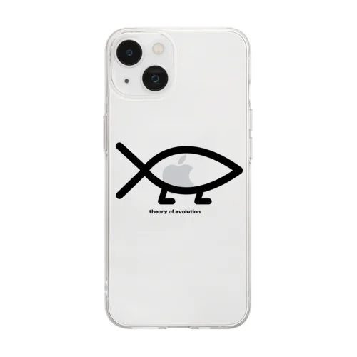 進化論 Soft Clear Smartphone Case