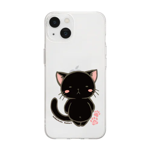 のほほんネコさん【カンクロウ】 Soft Clear Smartphone Case