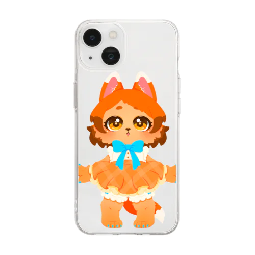〖KogeDOLLシリーズ〗アイドルキャット Soft Clear Smartphone Case