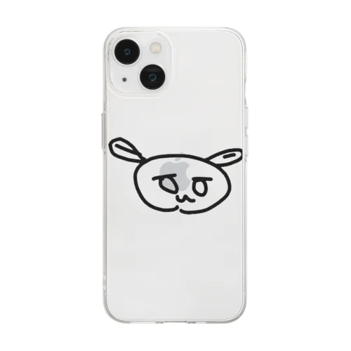 うさぎネコ Soft Clear Smartphone Case