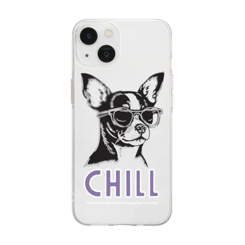 チルイ犬くん Soft Clear Smartphone Case