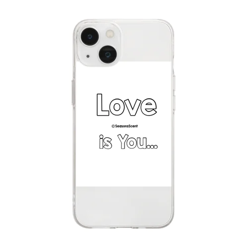 Love is You Soft Clear Smartphone Case