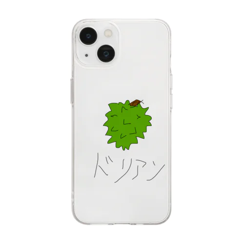 ドリアン Soft Clear Smartphone Case