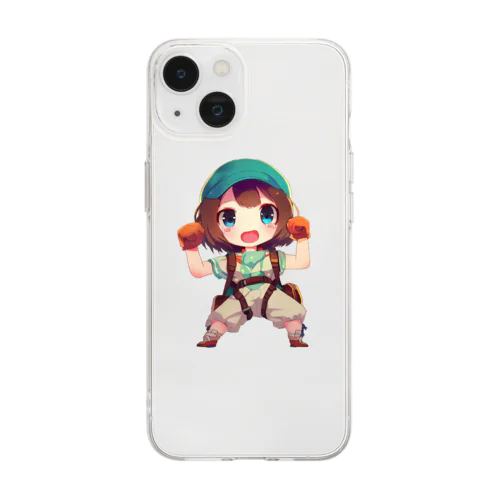 クライム Soft Clear Smartphone Case