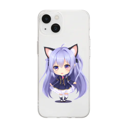 ネコ耳ふぅちゃん Soft Clear Smartphone Case