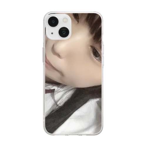 女子高生 Soft Clear Smartphone Case