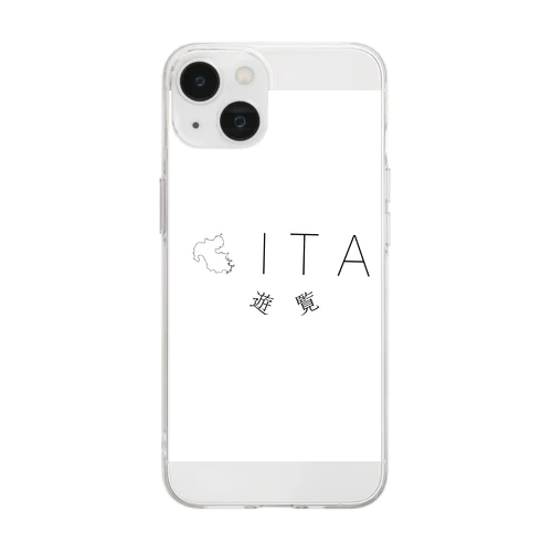 大分遊覧 Soft Clear Smartphone Case