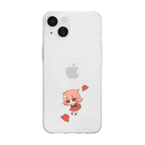 めんだこちゃんスマホケース Soft Clear Smartphone Case