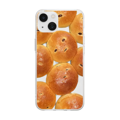 これでもパンです。 Soft Clear Smartphone Case