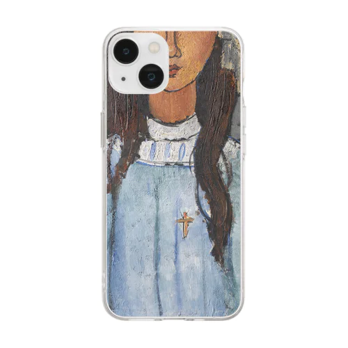 モディリアーニ　アリス（Alice）Amedeo Modigliani/1918年 Soft Clear Smartphone Case