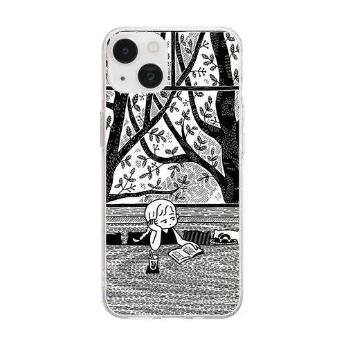 ひとやすみ Soft Clear Smartphone Case