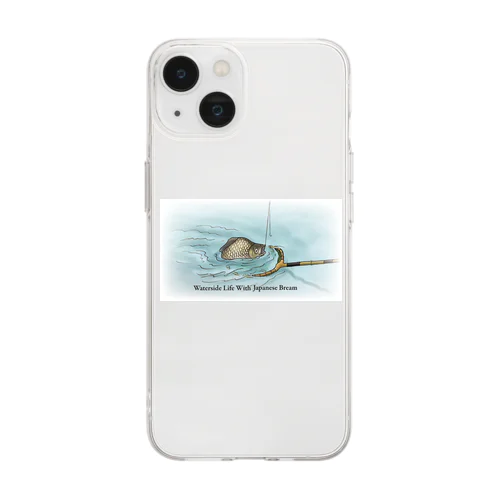 へら専科オリジナルグッズ Soft Clear Smartphone Case