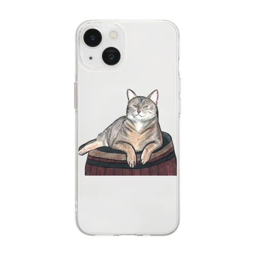 [森図鑑] 仏蘭西虎猫 Soft Clear Smartphone Case