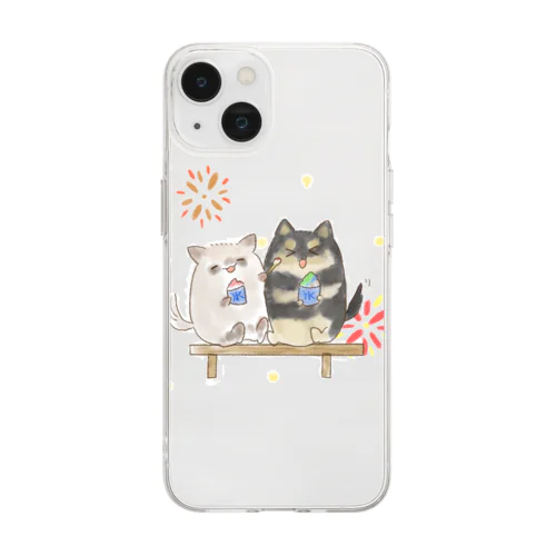 【斗希ちゃん&明日希ちゃん】 Soft Clear Smartphone Case