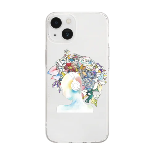 イロガミのブーケ Soft Clear Smartphone Case