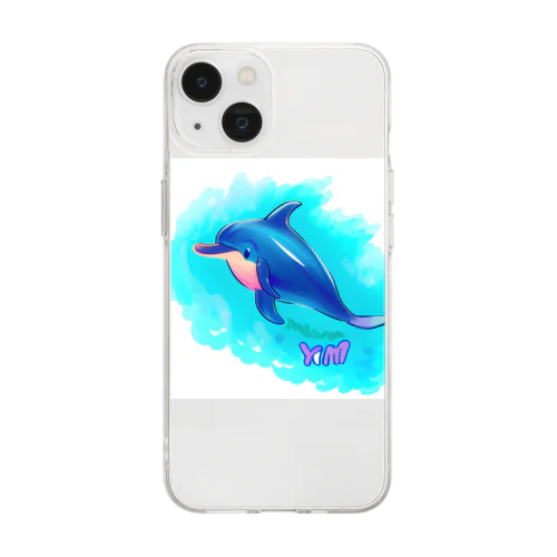 いるかくん Soft Clear Smartphone Case