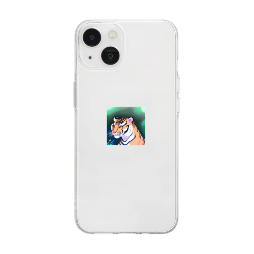 タイガーくん Soft Clear Smartphone Case