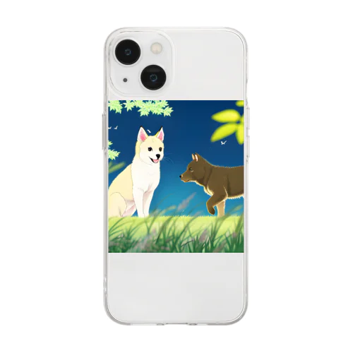 ゆるふわ動物 Soft Clear Smartphone Case