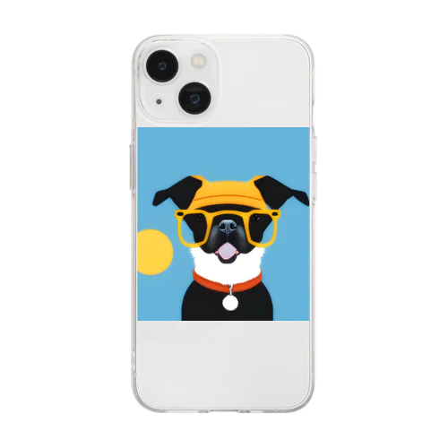 DJ.dog dogs1 Soft Clear Smartphone Case