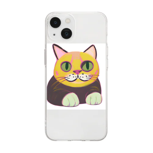 ぶーにゃん Soft Clear Smartphone Case