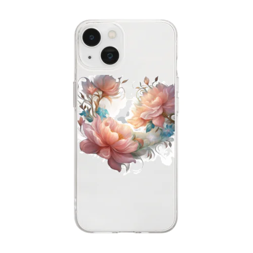 fantasy Flower Soft Clear Smartphone Case