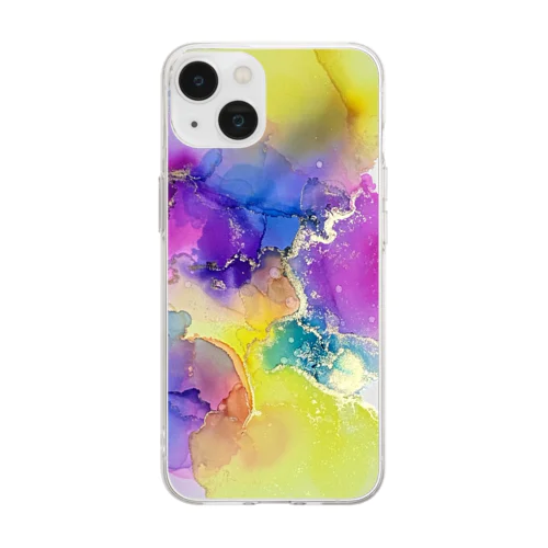 colorful Soft Clear Smartphone Case