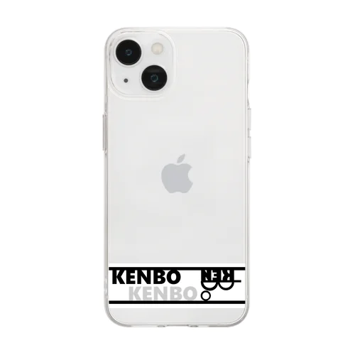 KENBOマークシリーズ第一弾（KENBO_OFFICAL） Soft Clear Smartphone Case