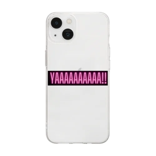 YAAAAAAAAAA!!グッズ Soft Clear Smartphone Case