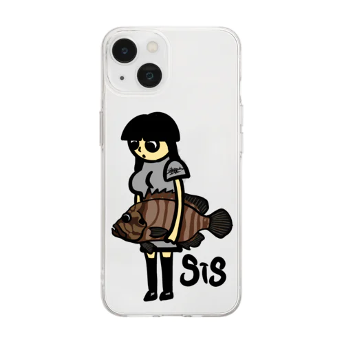 sisヤミハタ Soft Clear Smartphone Case