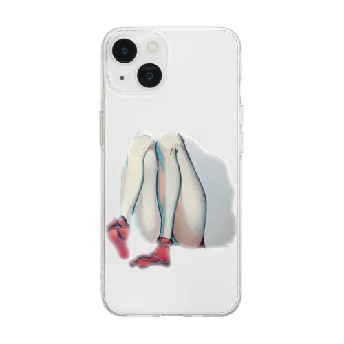 綺麗な脚のあの子 Soft Clear Smartphone Case