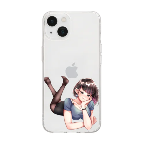 大人雰囲気のお姉さん一ノ瀬彩(中の人)(c)せったー Soft Clear Smartphone Case