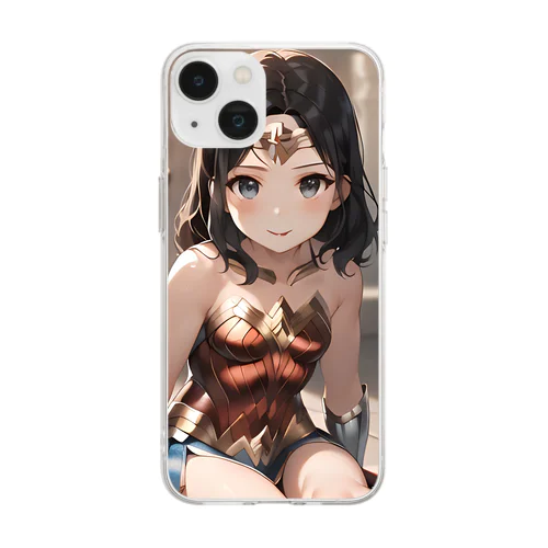 いち神様 Soft Clear Smartphone Case