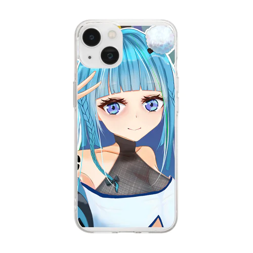 ピースガール Soft Clear Smartphone Case