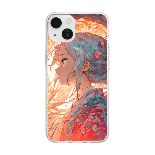 幻想の少女2 Soft Clear Smartphone Case