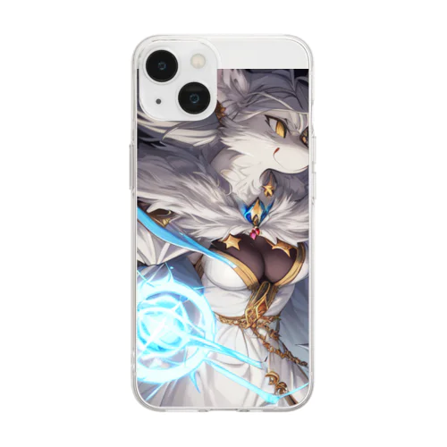 ケモノっ娘魔法使い Soft Clear Smartphone Case