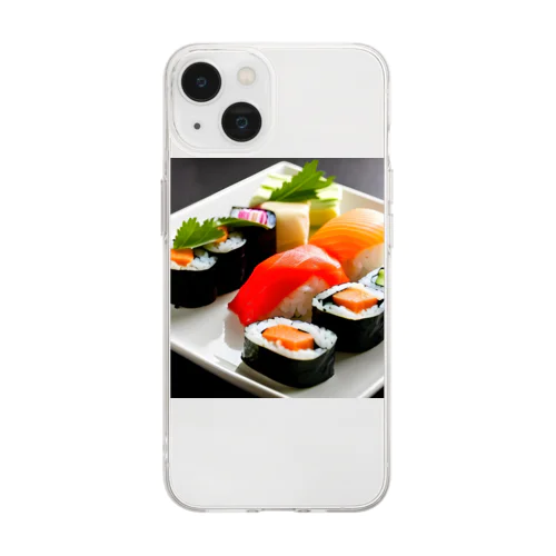 お寿司 Soft Clear Smartphone Case