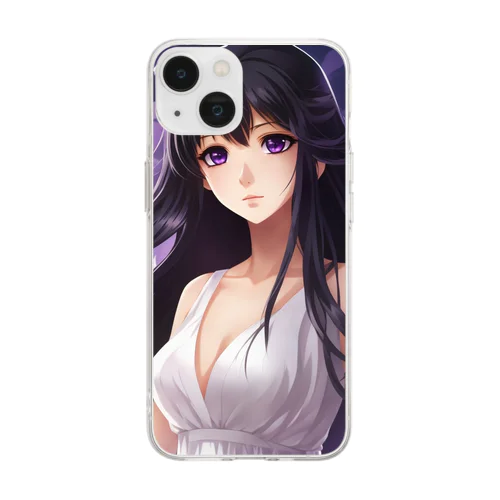 女神ちゃん Soft Clear Smartphone Case