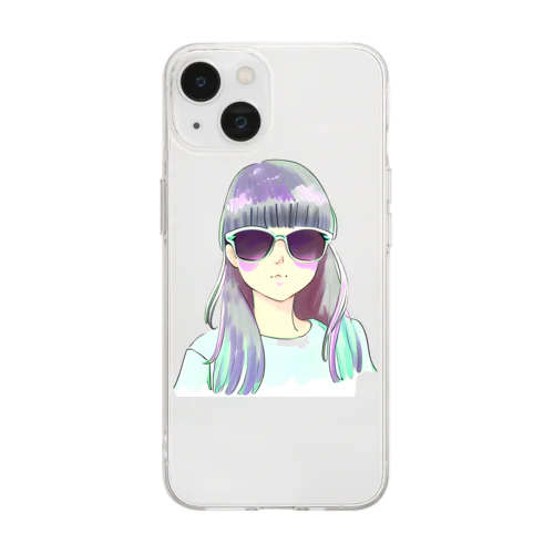 Qレディー Soft Clear Smartphone Case