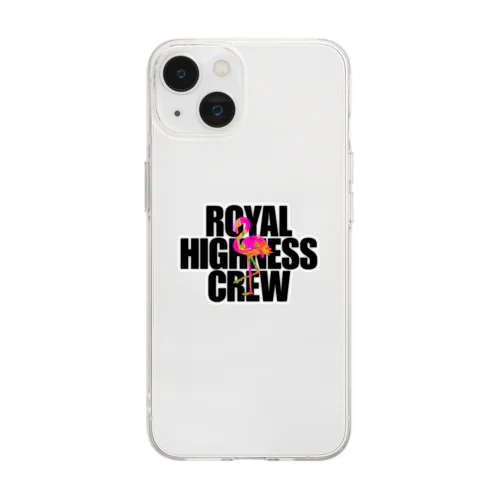 Royal Highness Crew -block logo- ソフトクリアスマホケース