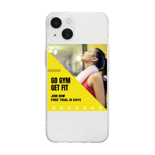 Let's go GYM....Yeeeessss Soft Clear Smartphone Case