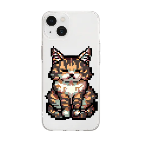 マンチカンどっとキャット Soft Clear Smartphone Case