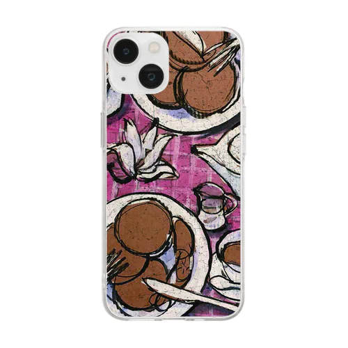 Early spring lunch Soft Clear Smartphone Case