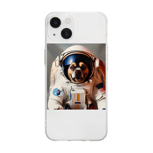 宇宙飛行士犬だワン！！ Soft Clear Smartphone Case