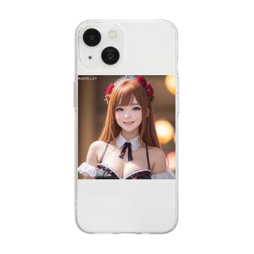 えっっ Soft Clear Smartphone Case