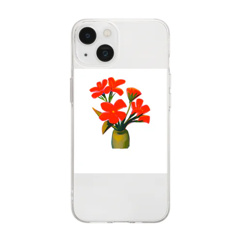 flower Soft Clear Smartphone Case