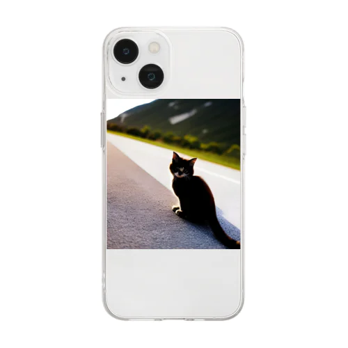 可愛すぎてたまらない、子猫グッズ Soft Clear Smartphone Case