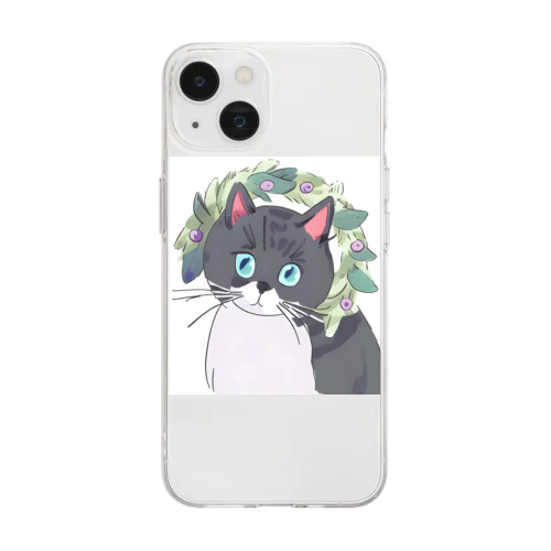 ブルーム•キティ Soft Clear Smartphone Case